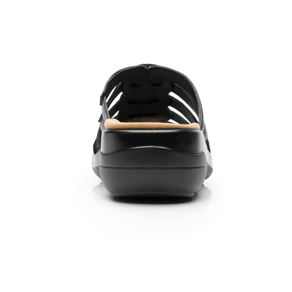 Sandalia Cuña Confort Flexi para Mujer Estilo 133701 Negro