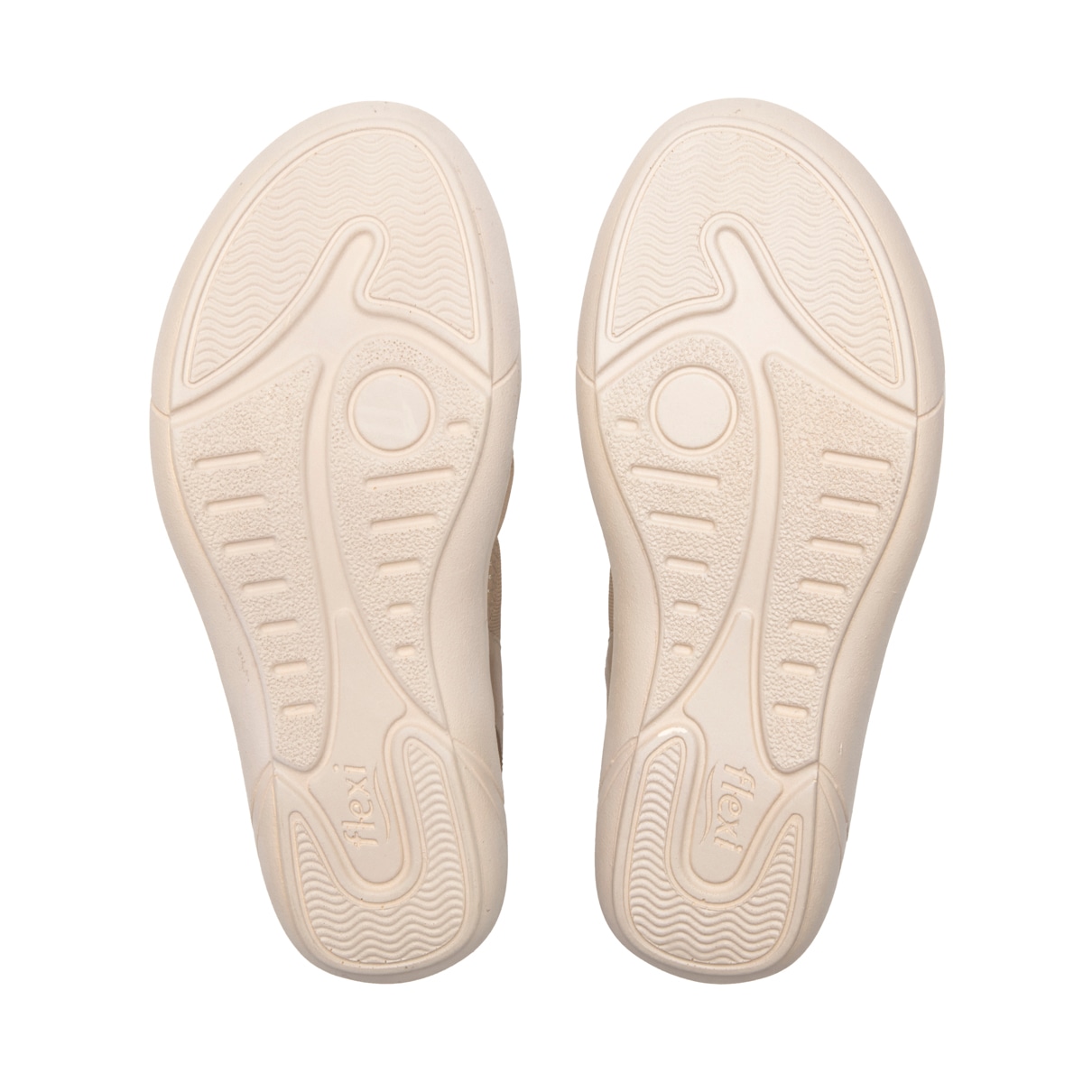 Sandalia Cuña Confort Flexi para Mujer Estilo 133703 Beige