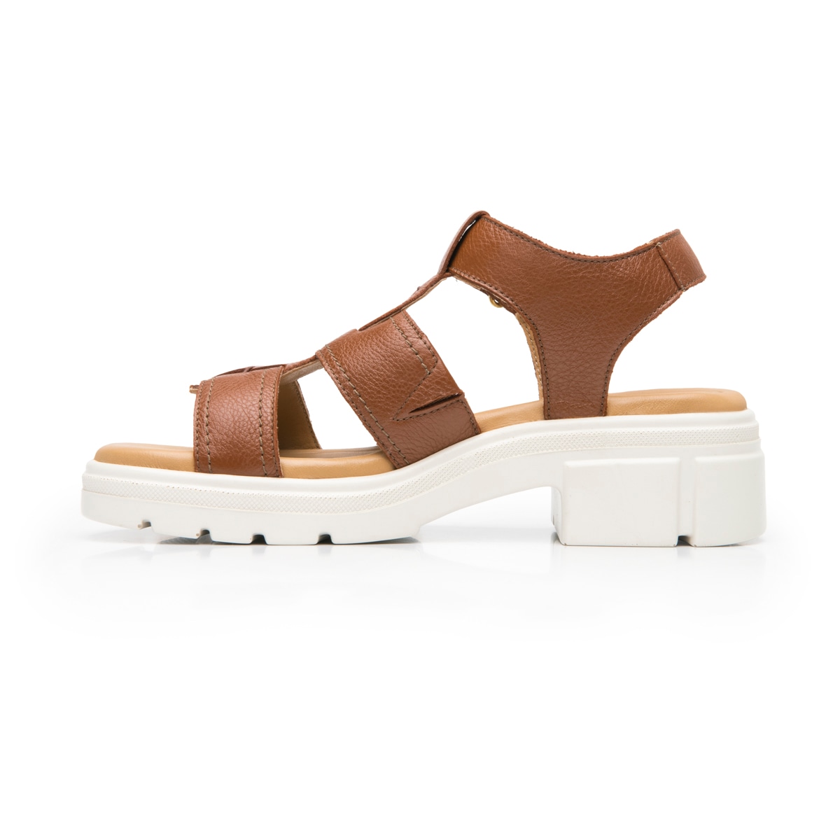Sandalia Casual Chunky Flexi para Mujer Estilo 133806 Tan