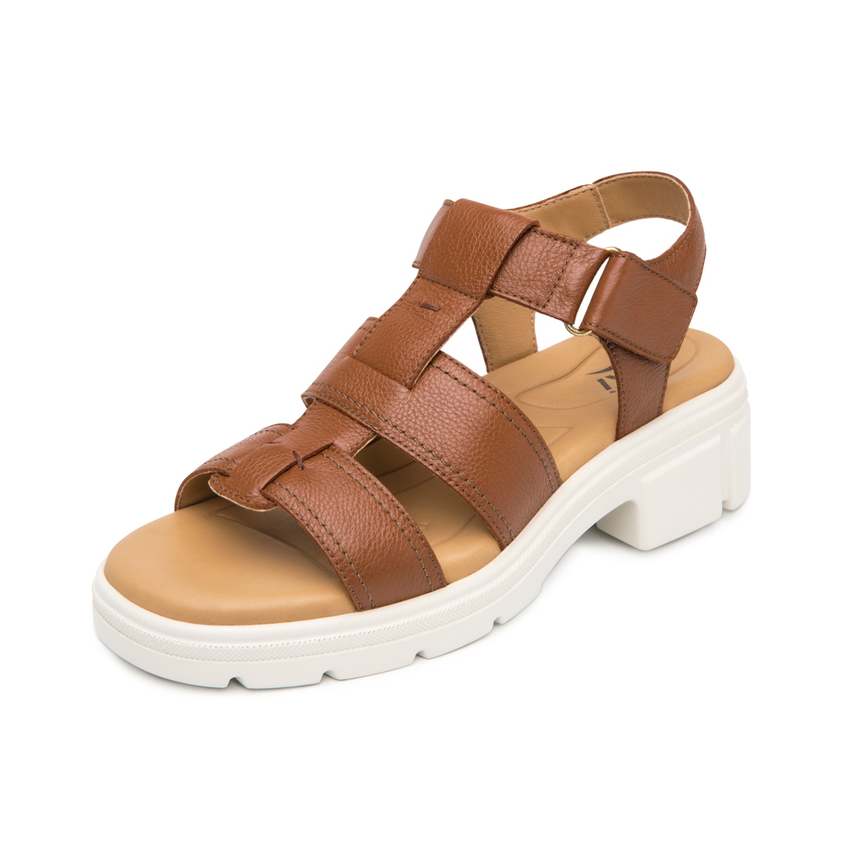 Sandalia Casual Chunky Flexi para Mujer Estilo 133806 Tan
