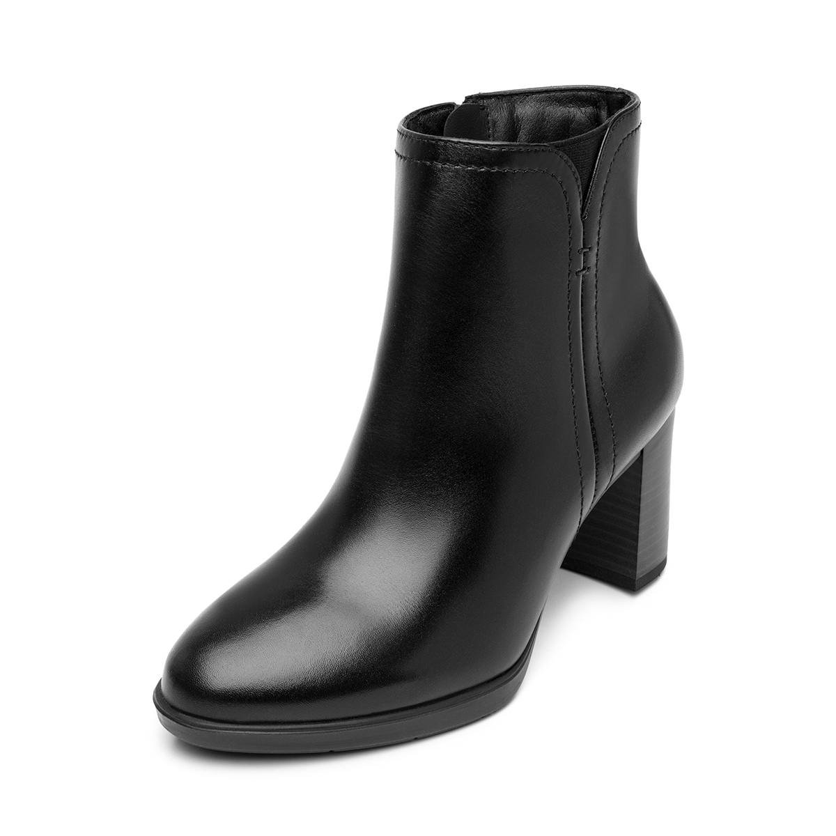 Botín Tacón Medio Flexi para Mujer Estilo 133906 Negro