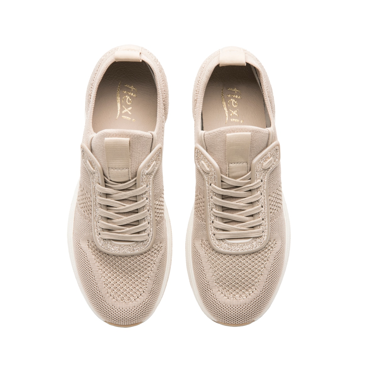 Sneaker Casual Flexi para Mujer Estilo 134103 Ivory