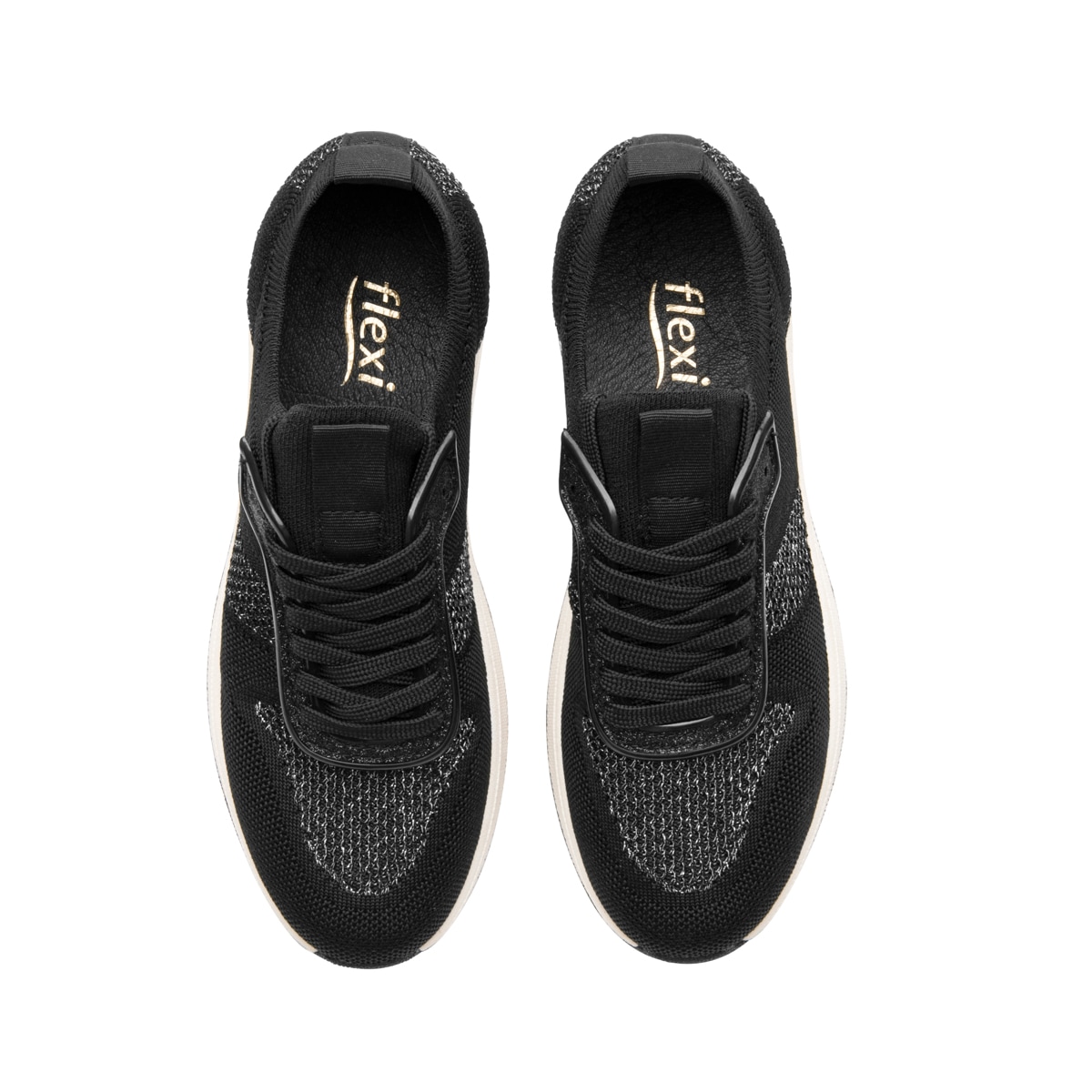 Sneaker Casual Flexi para Mujer Estilo 134103 Negro