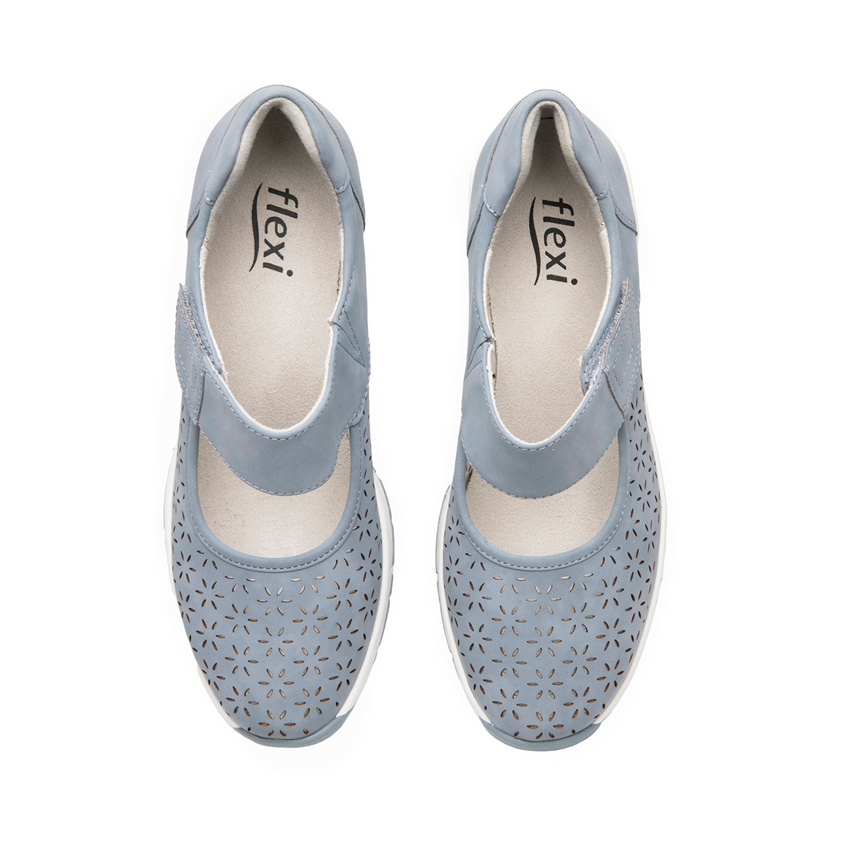 Mary Jane Casual Exclusivo Flexi para Mujer Estilo 134202 Azul
