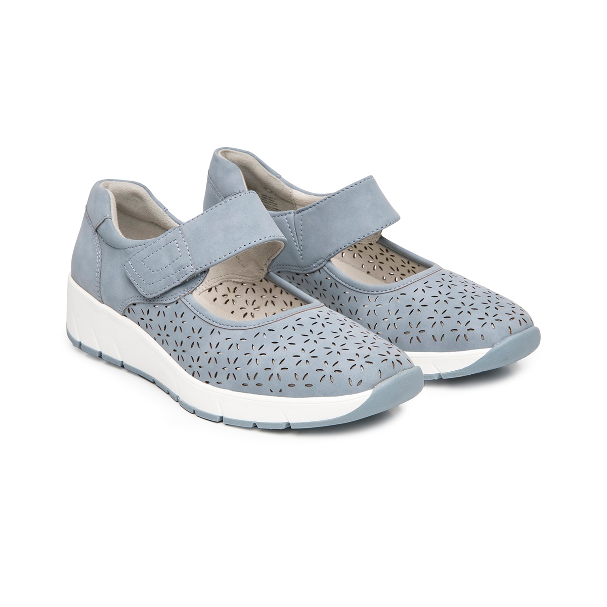Mary Jane Casual Exclusivo Flexi para Mujer Estilo 134202 Azul