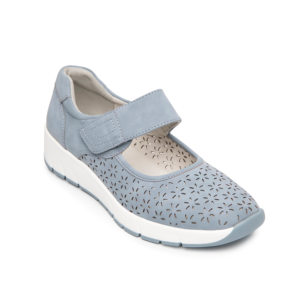 Mary Jane Casual Exclusivo Flexi para Mujer Estilo 134202 Azul
