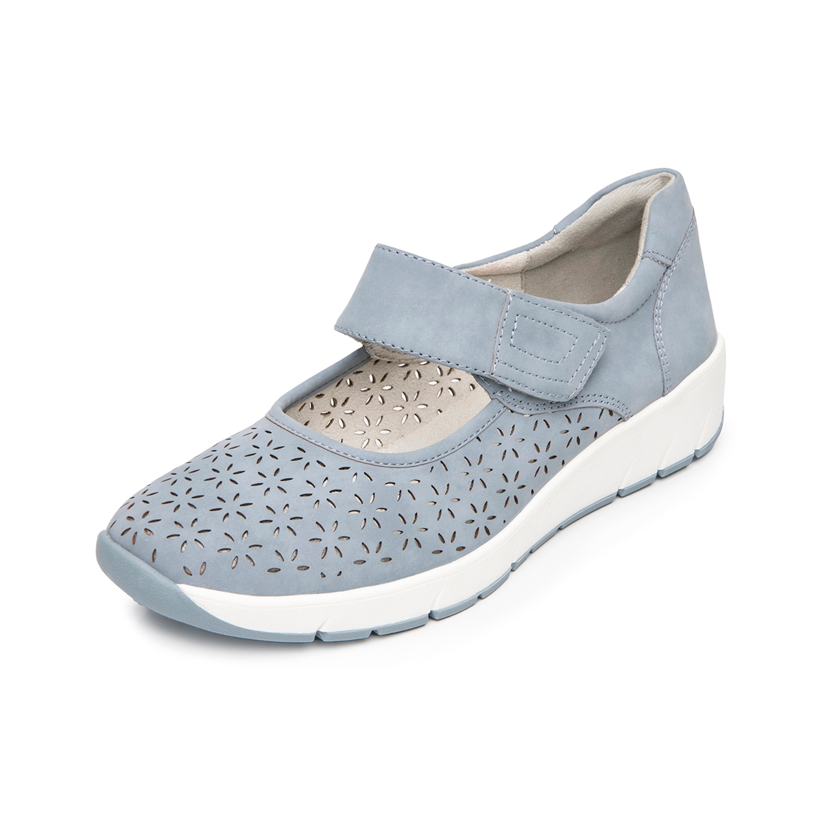 Mary Jane Casual Exclusivo Flexi para Mujer Estilo 134202 Azul
