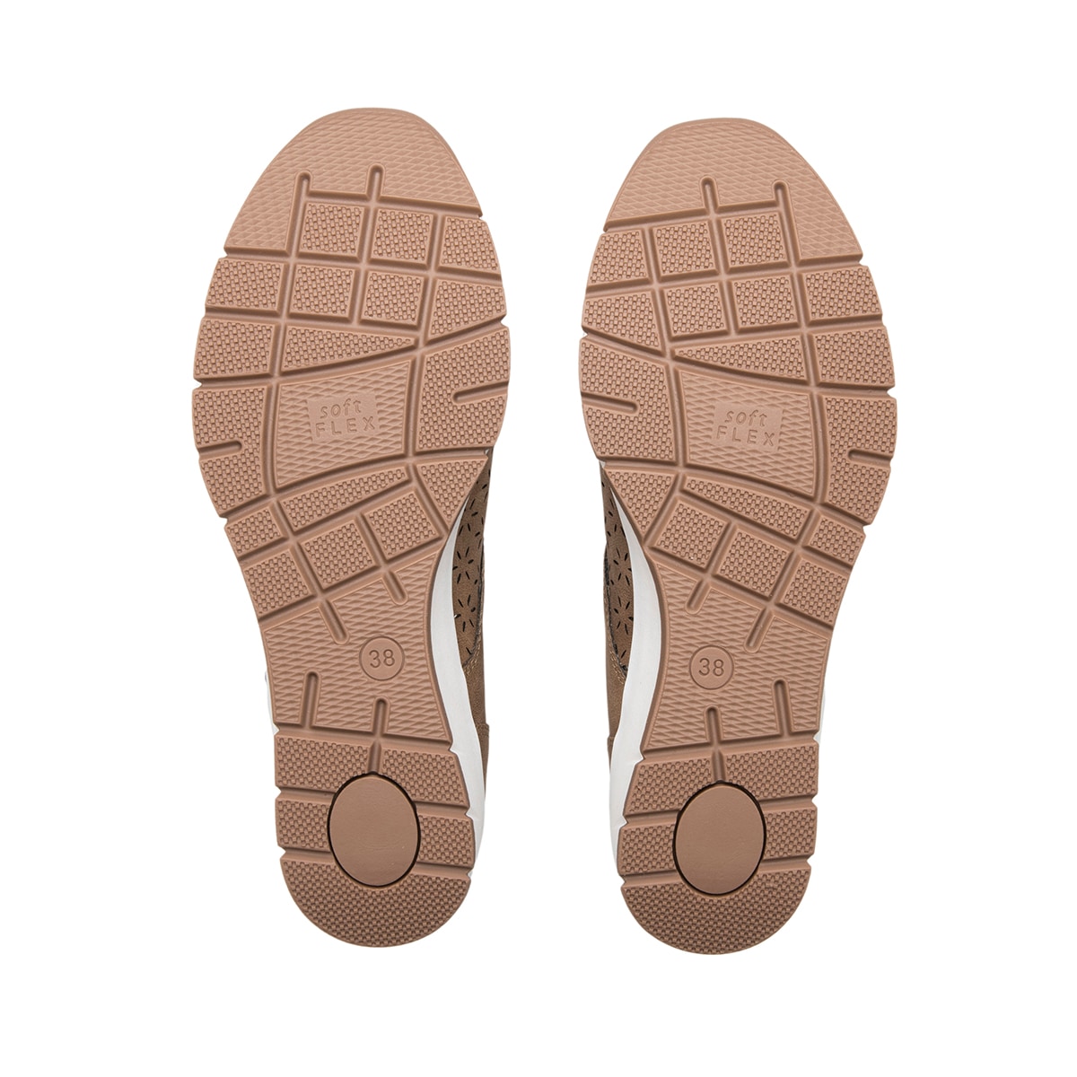 Mary Jane Casual Exclusivo Flexi para Mujer Estilo 134202 Tan