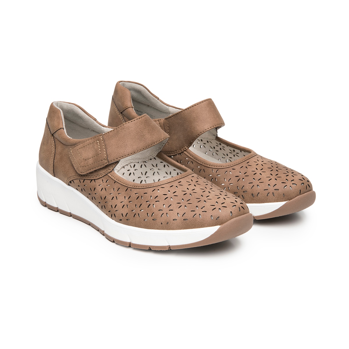 Mary Jane Casual Exclusivo Flexi para Mujer Estilo 134202 Tan