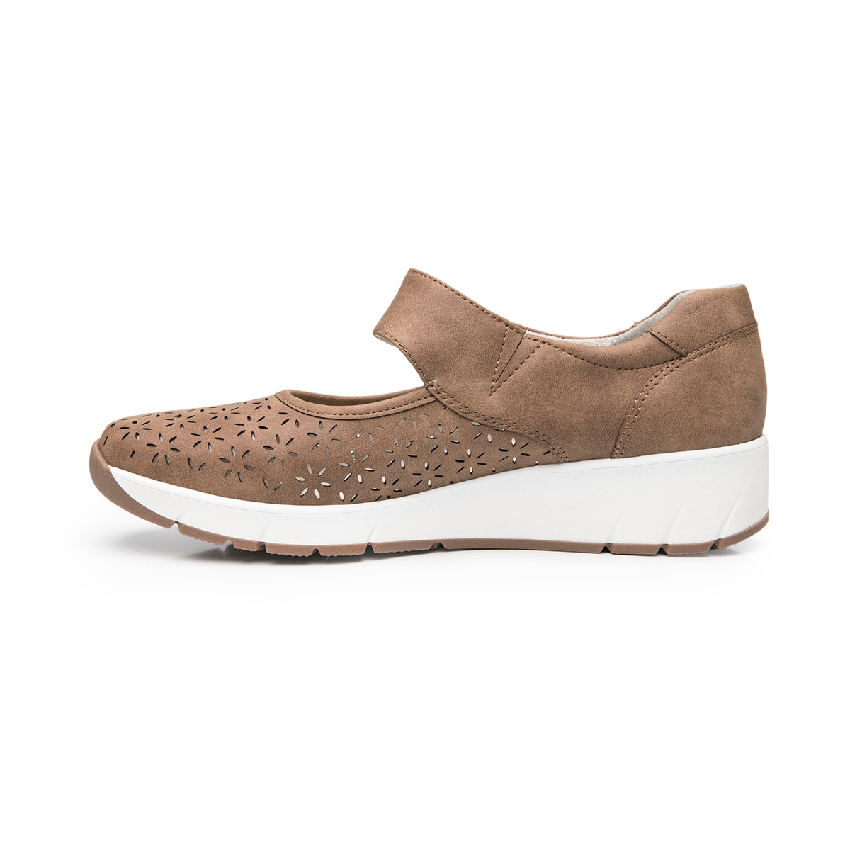Mary Jane Casual Exclusivo Flexi para Mujer Estilo 134202 Tan