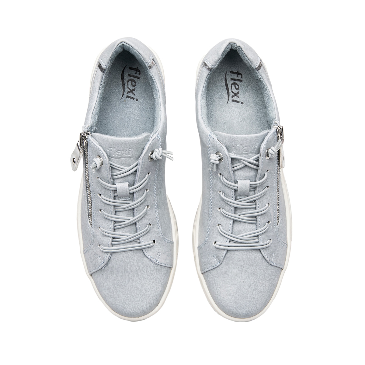 Sneaker Casual Exclusivo Flexi para Mujer Estilo 134301 Azul Cielo