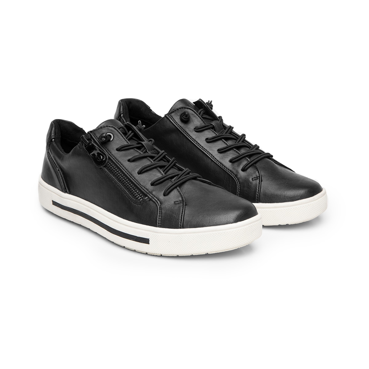 Sneaker Casual Exclusivo Flexi para Mujer Estilo 134301 Negro