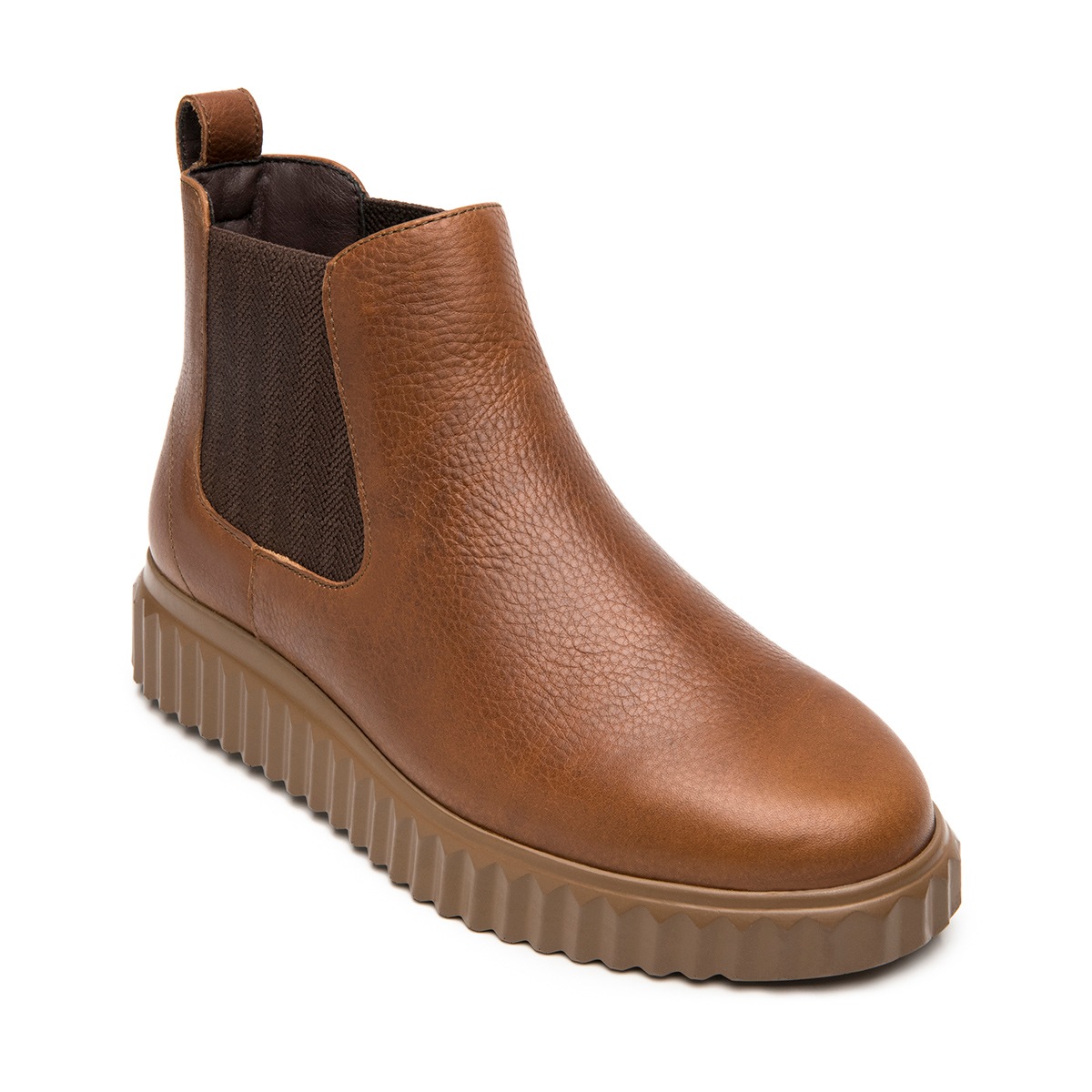 Botín Chelsea Flexi para Mujer Estilo 134704 Tan