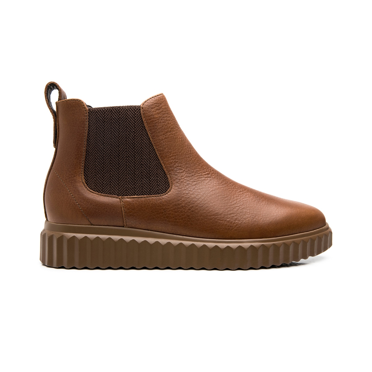 Botín Chelsea Flexi para Mujer Estilo 134704 Tan
