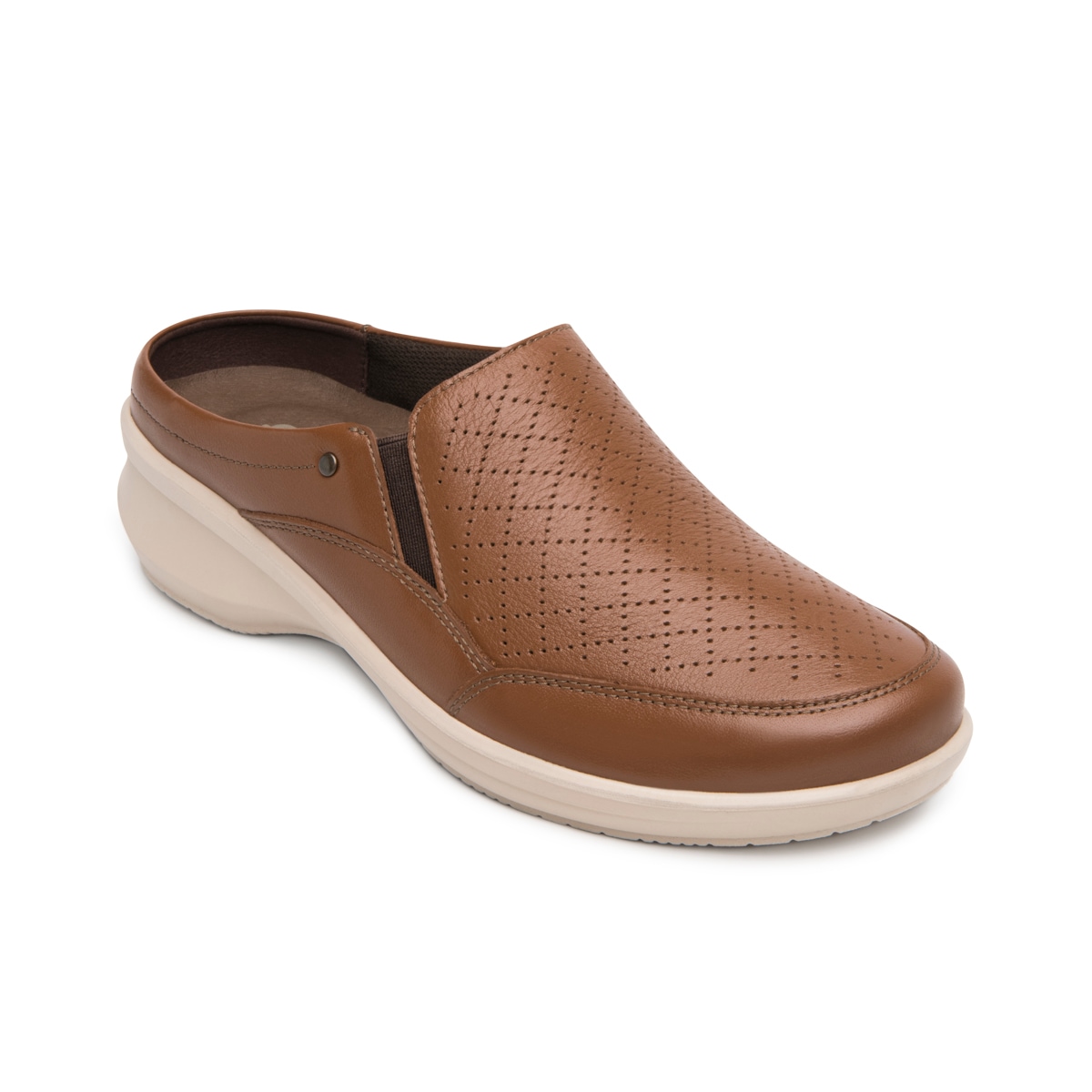 Mule Confort Flexi para Mujer Estilo 134803 Tan