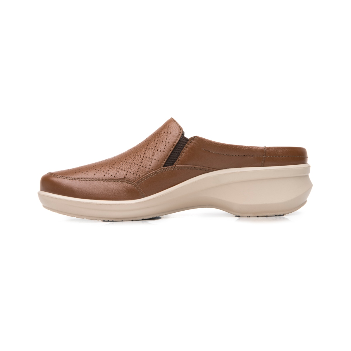 Mule Confort Flexi para Mujer Estilo 134803 Tan