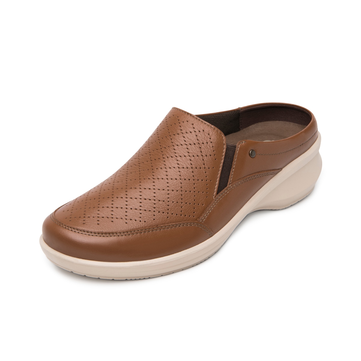 Mule Confort Flexi para Mujer Estilo 134803 Tan