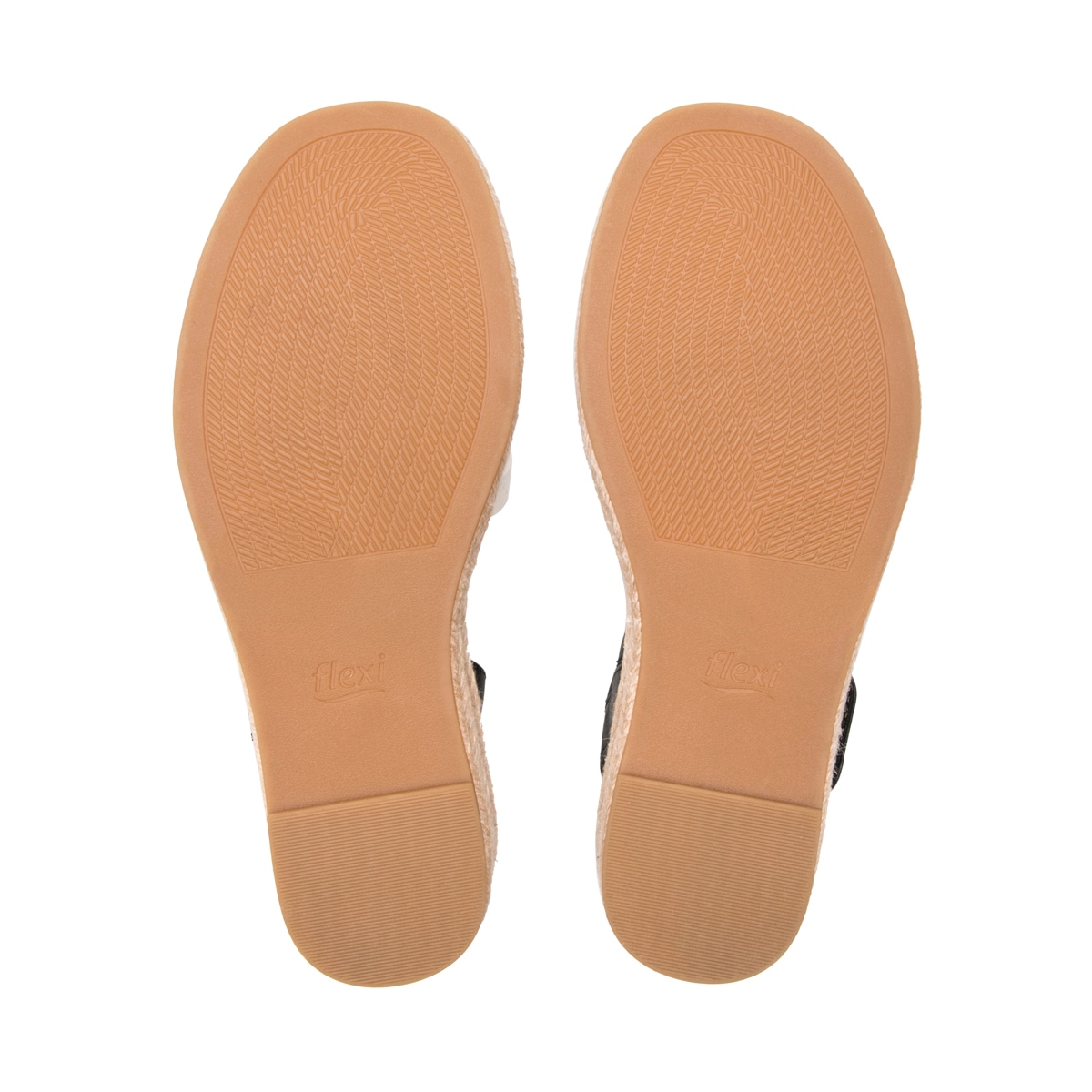 Sandalia Cuña Alta Flexi para Mujer Estilo 135402 Negro Multicolor