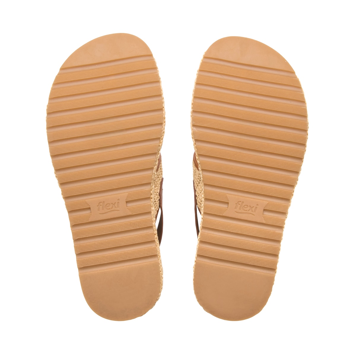 Sandalia De Confort Flexi para Mujer Estilo 135502 Beige