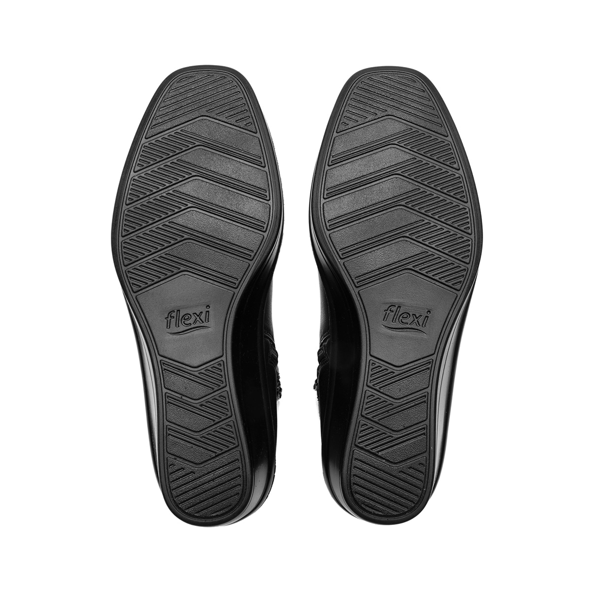Botín Con Cuña Flexi para Mujer Estilo 136705 Negro