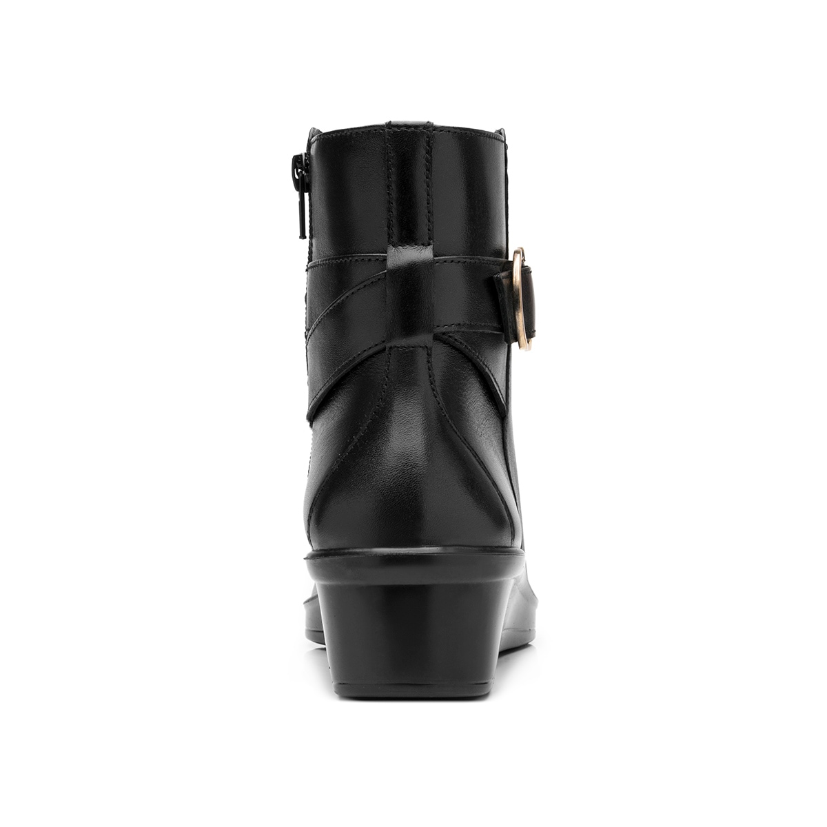 Botín Con Cuña Flexi para Mujer Estilo 136705 Negro