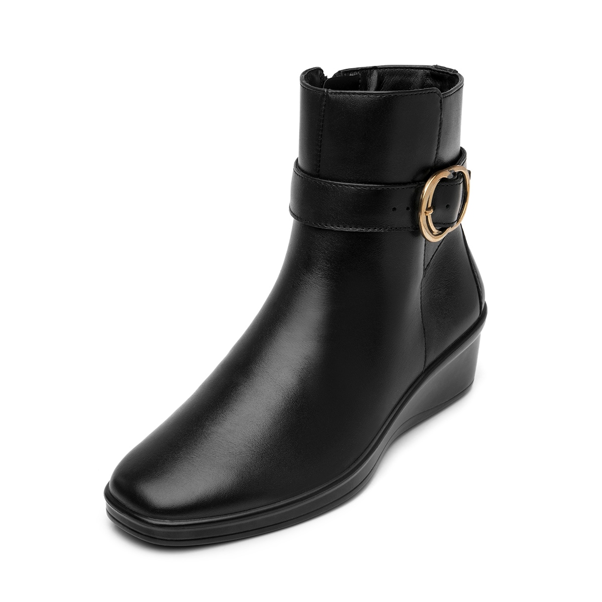Botín Con Cuña Flexi para Mujer Estilo 136705 Negro