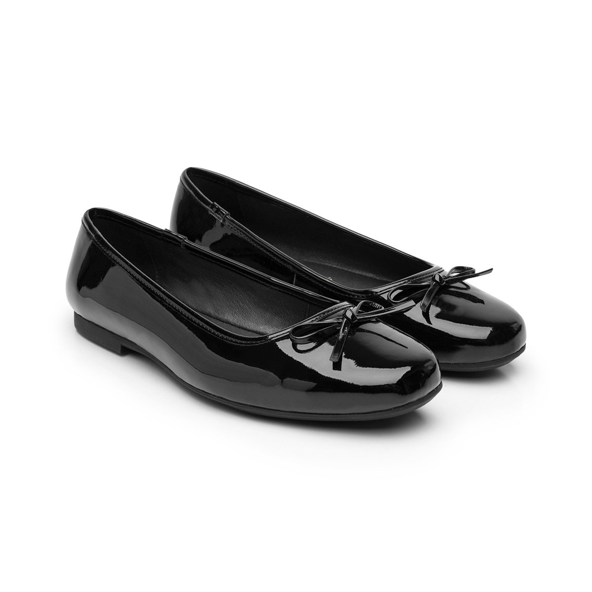 Balerina Casual Flexi para Mujer Estilo 136804 Negro Charol