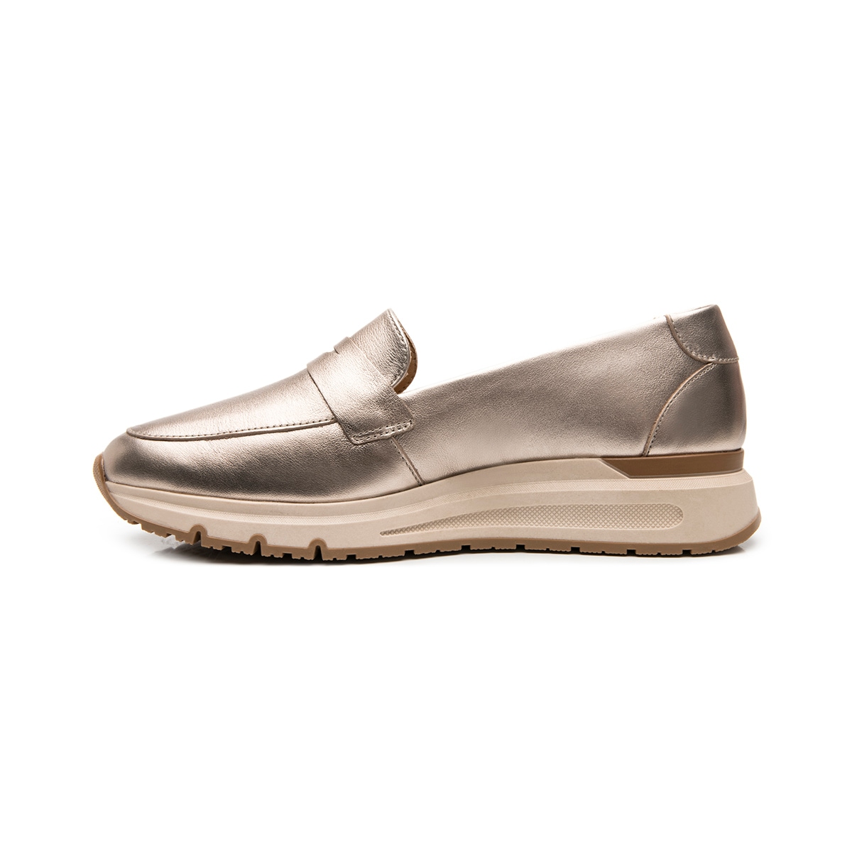 Mocasín Casual Flexi para Mujer Estilo 137002 Oro Rosado