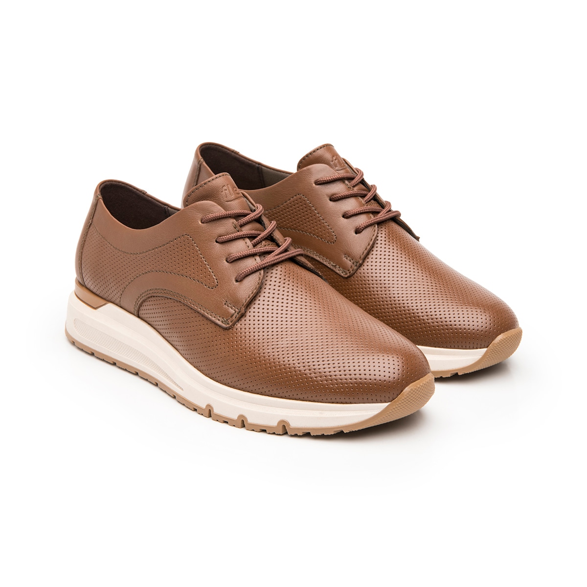 Derby Casual Flexi para Mujer Estilo 137003 Tan