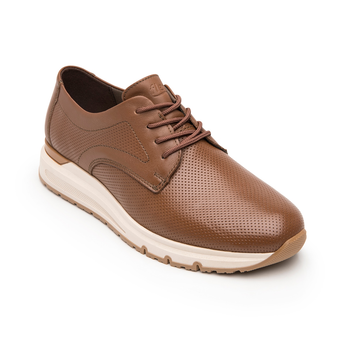 Derby Casual Flexi para Mujer Estilo 137003 Tan