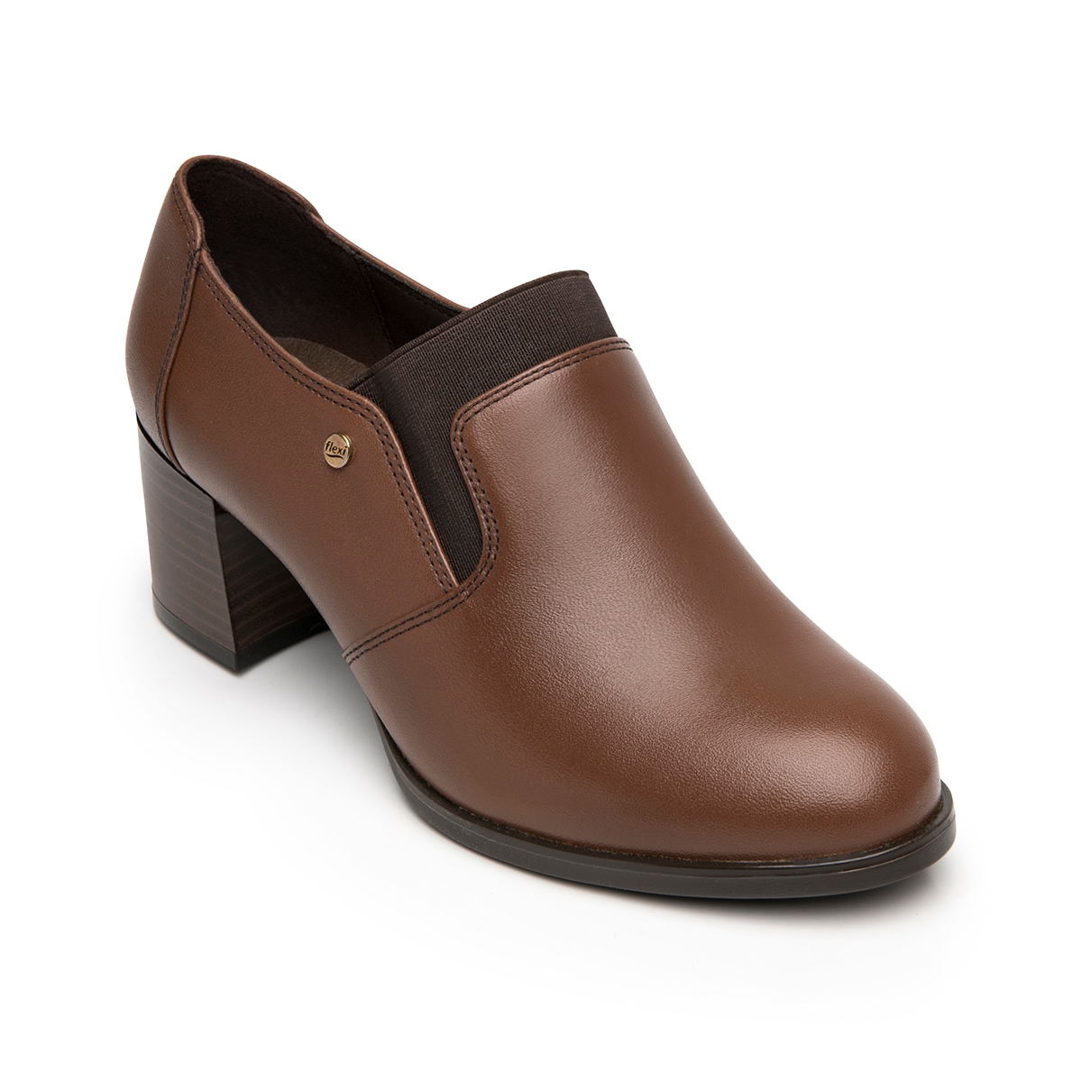 Zapatilla De Confort Flexi para Mujer Estilo 137302 Dark Tan