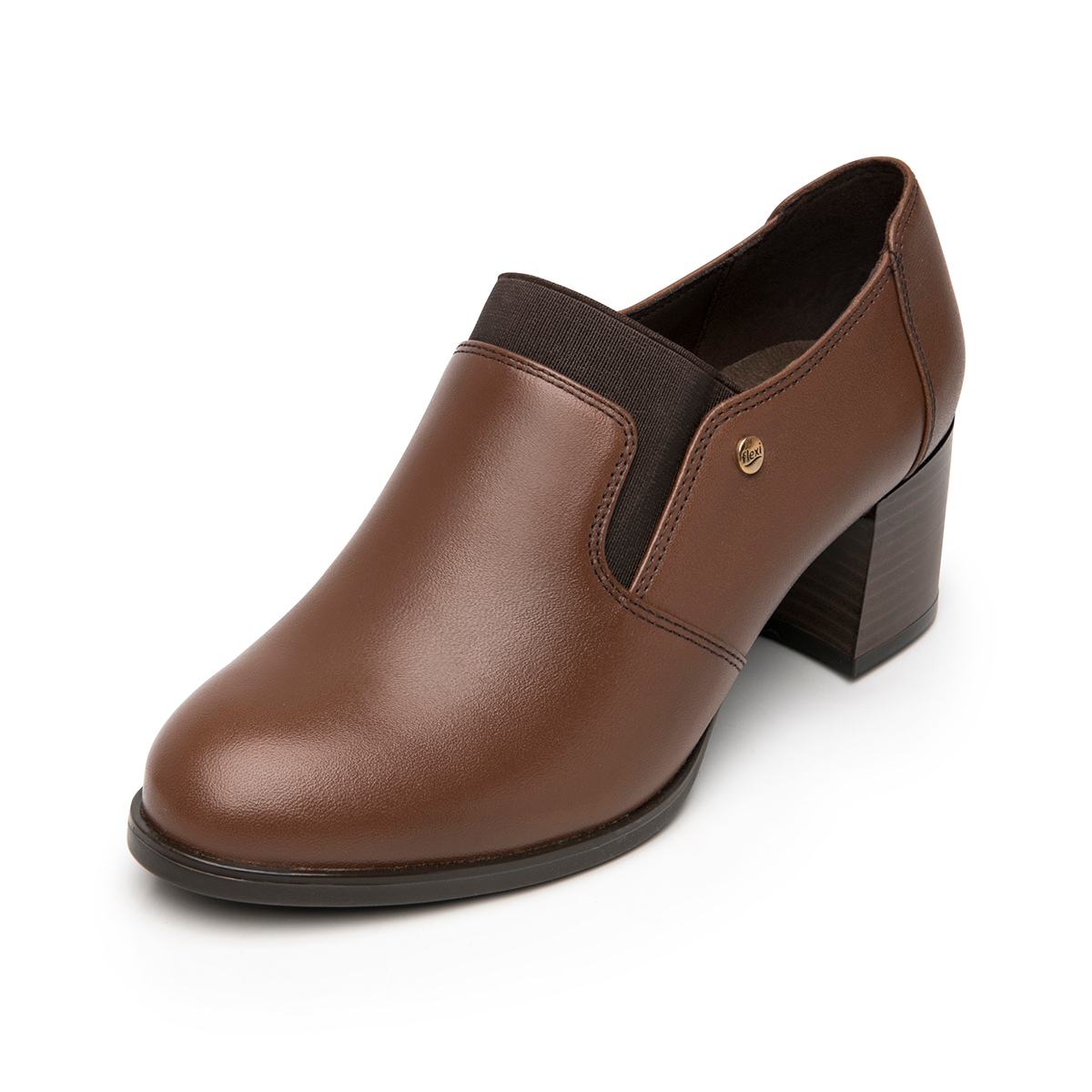 Zapatilla De Confort Flexi para Mujer Estilo 137302 Dark Tan