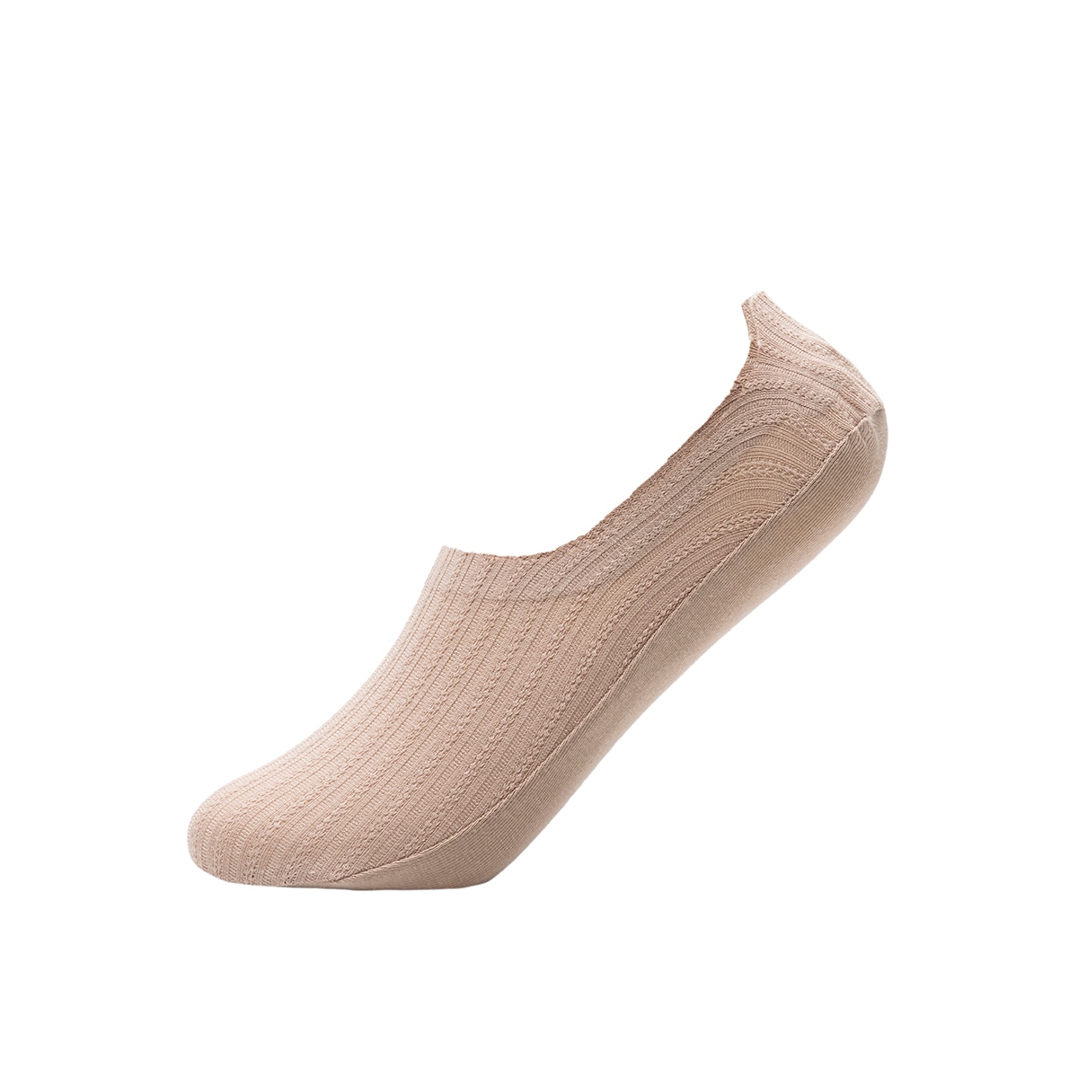 2-Pack Calcetín Invisible Flexi para Mujer Estilo 090910 Natural Y Taupe