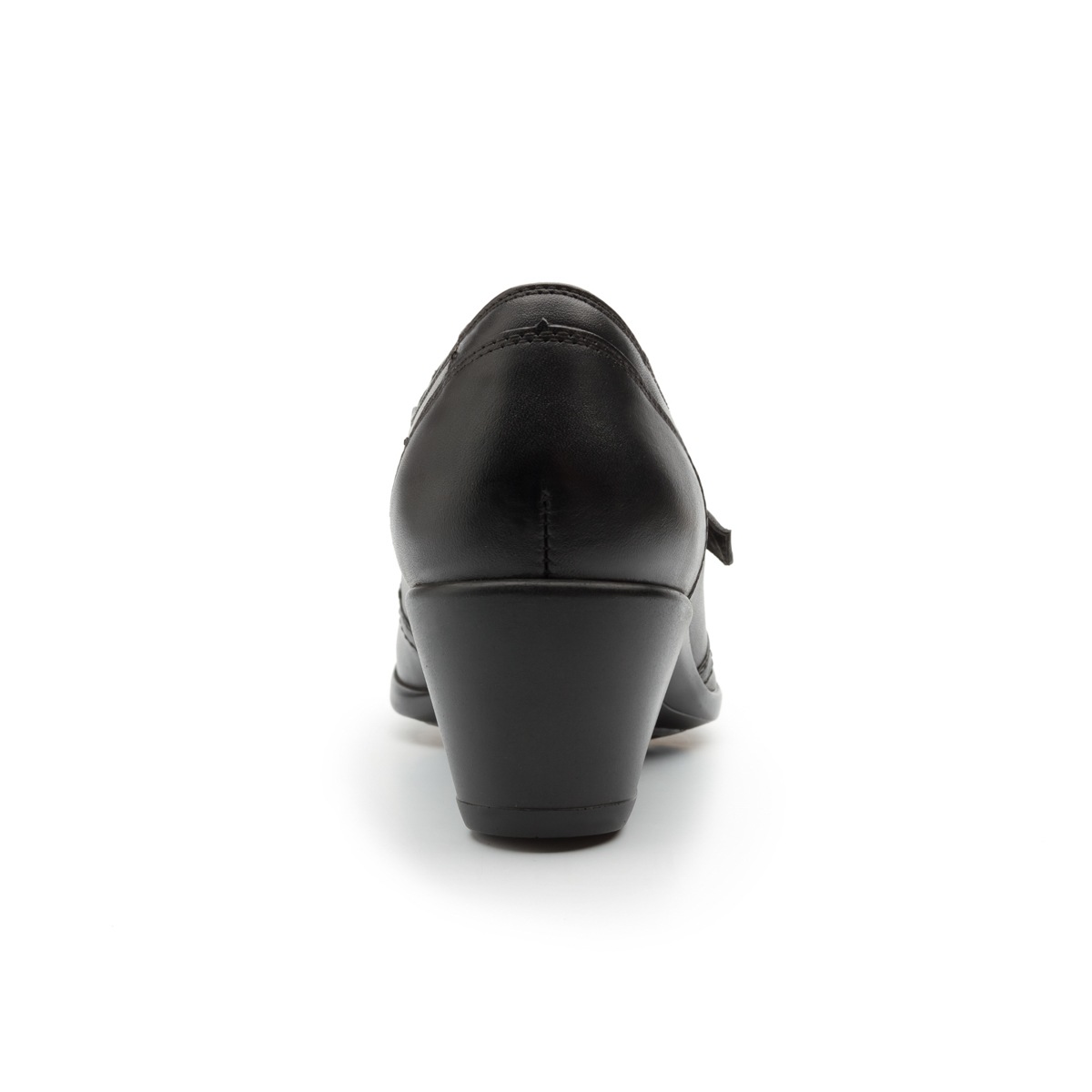 Zapato De Tacón Casual Flexi Con Hebilla Lateral Para Mujer - Estilo 15406 Negro