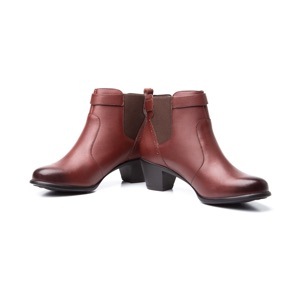 Botín Urbano Flexi Con Elástico Y Hebilla Para Mujer - Estilo 15419 Café Botín Urbano Flexi Con Elástico Y Hebilla Para Mujer - Estilo 15419 Café