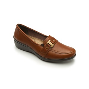 Mocasín Casual Flexi Con Herraje Latón Para Mujer - Estilo 18111 Whisky Mocasín Casual Flexi Con Herraje Latón Para Mujer - Estilo 18111 Whisky