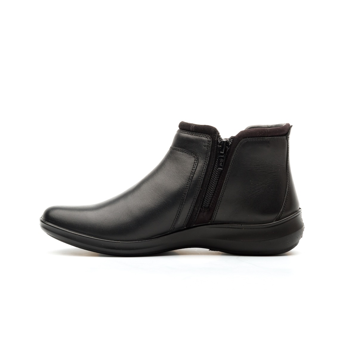 Botín Casual Flexi Con Elástico Lateral Para Mujer - Estilo 25909 Negro