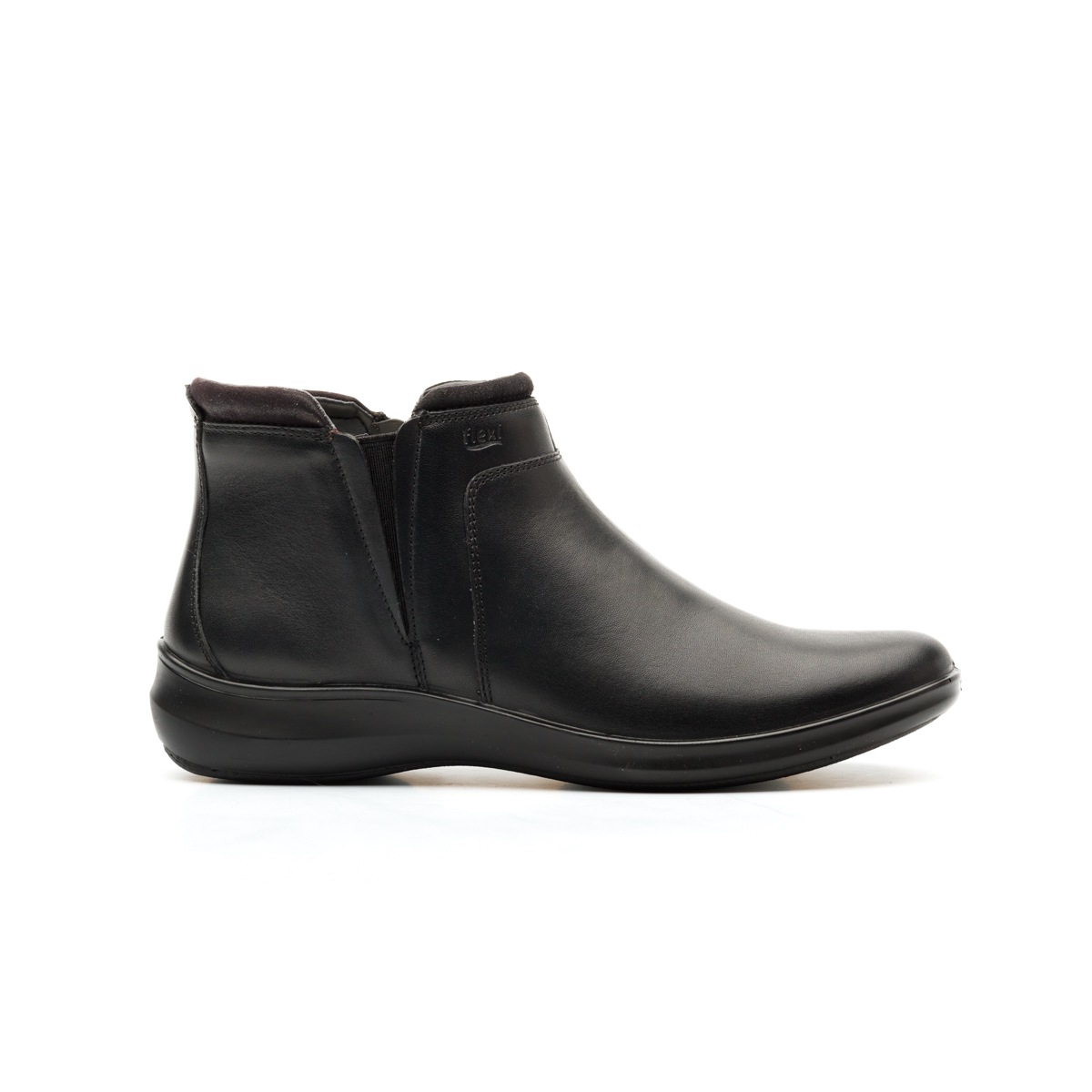 Botín Casual Flexi Con Elástico Lateral Para Mujer - Estilo 25909 Negro