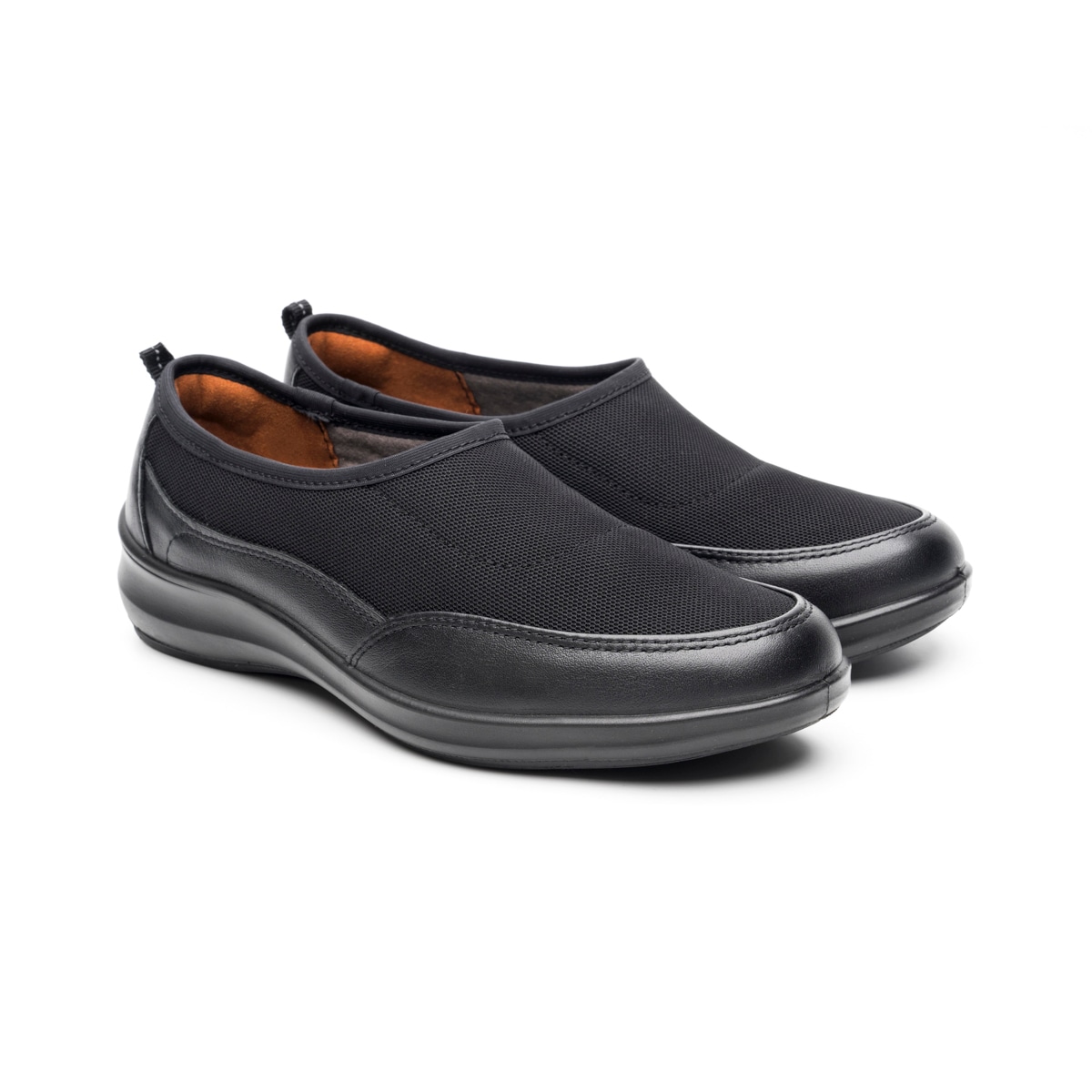 Mule Adaptable Al Pie Flexi para Mujer Estilo 25910 Negro