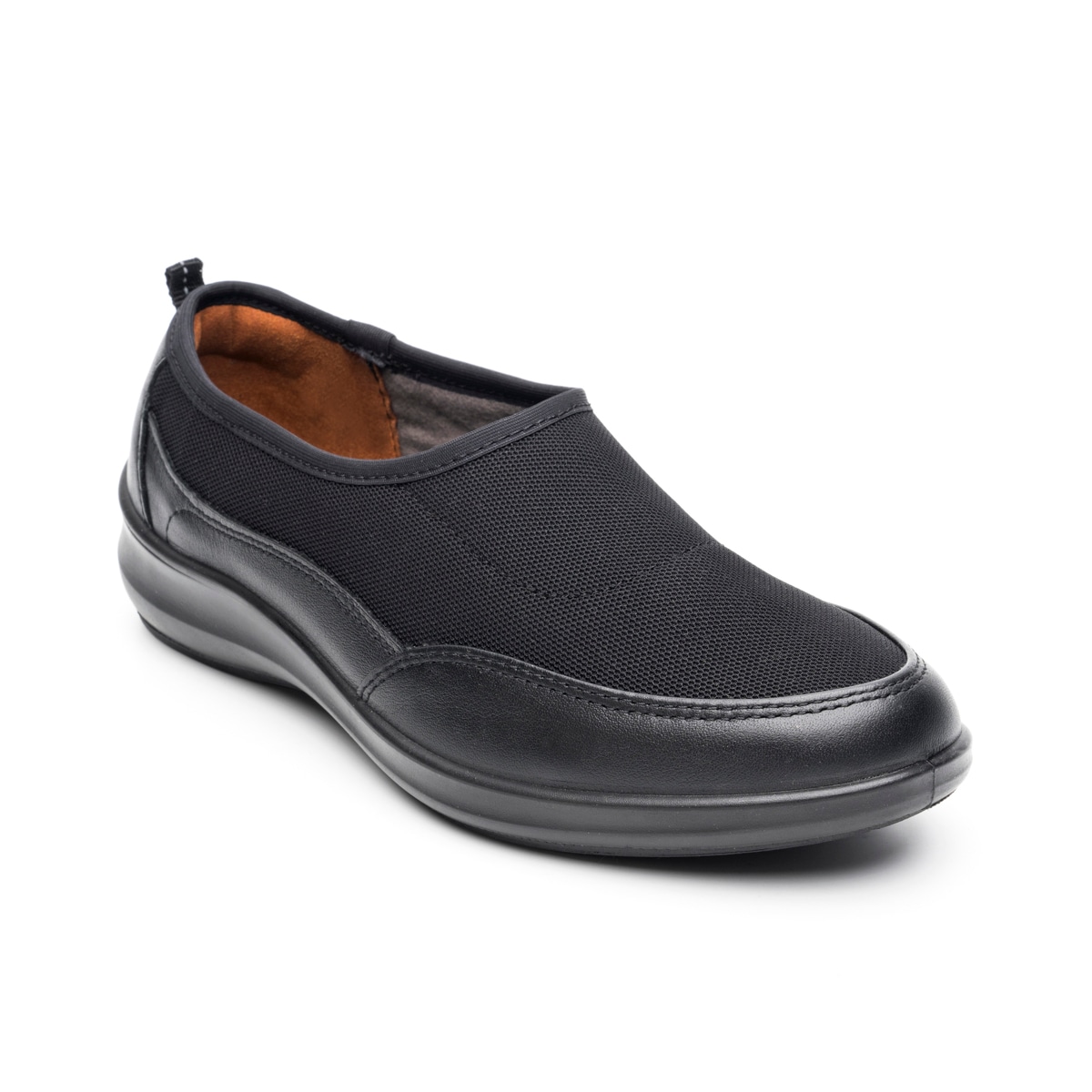 Mule Adaptable Al Pie Flexi para Mujer Estilo 25910 Negro