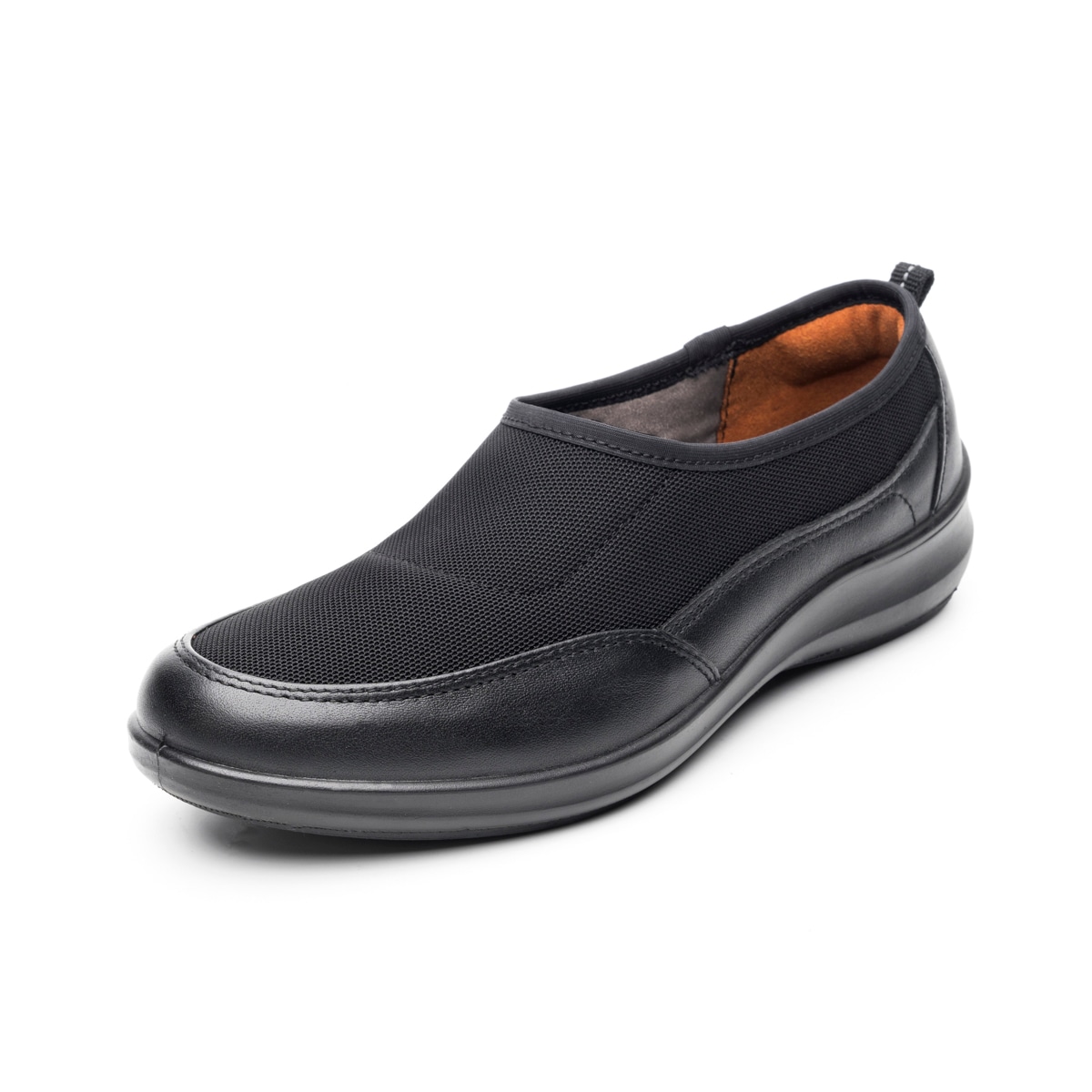 Mule Adaptable Al Pie Flexi para Mujer Estilo 25910 Negro