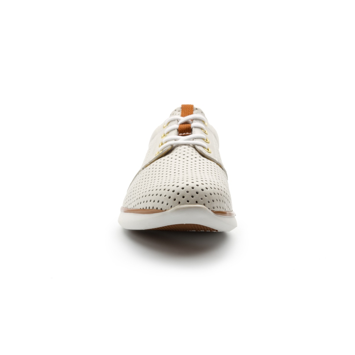 Sneaker Urbano Flexi Con Micro Perforados Para Mujer - Estilo 28206 Blanco