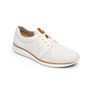 Sneaker Urbano Flexi Con Micro Perforados Para Mujer - Estilo 28206 Blanco Sneaker Urbano Flexi Con Micro Perforados Para Mujer - Estilo 28206 Blanco