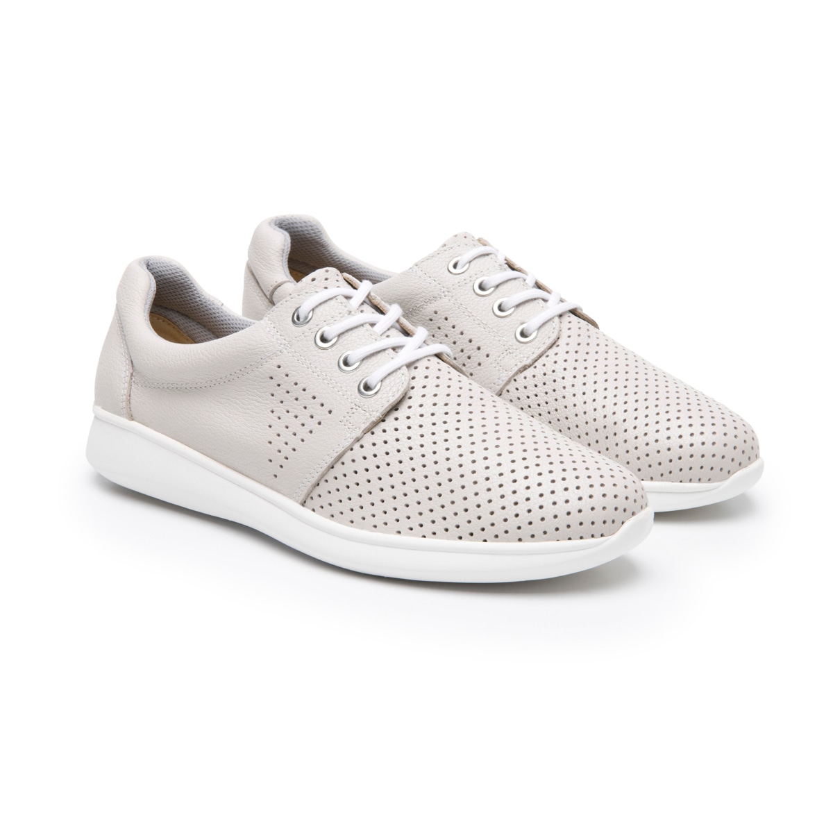 Slip On Casual Flexi para Mujer con Suela Extra Ligera Estilo 28206 Hueso