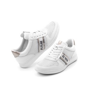 Sneaker Universitario Flexi Con Aplicación Intercambiable Para Mujer - Estilo 28214 Blanco Sneaker Universitario Flexi Con Aplicación Intercambiable Para Mujer - Estilo 28214 Blanco