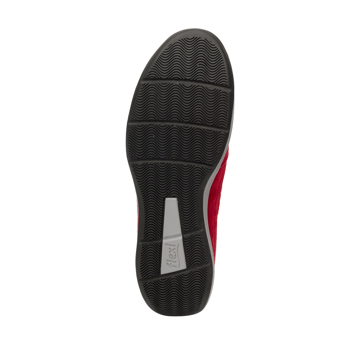 Flat Urbano Flexi Con Material Tejido Para Mujer - Estilo 28306 Rojo