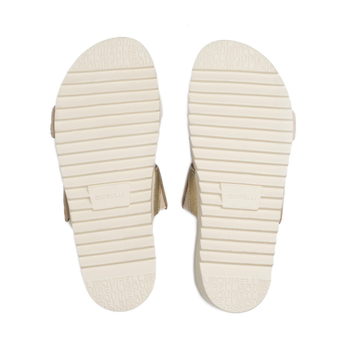 Sandalia Confort Casual Quirelli para Mujer con Anatomic Pad Estilo 300507 Oro