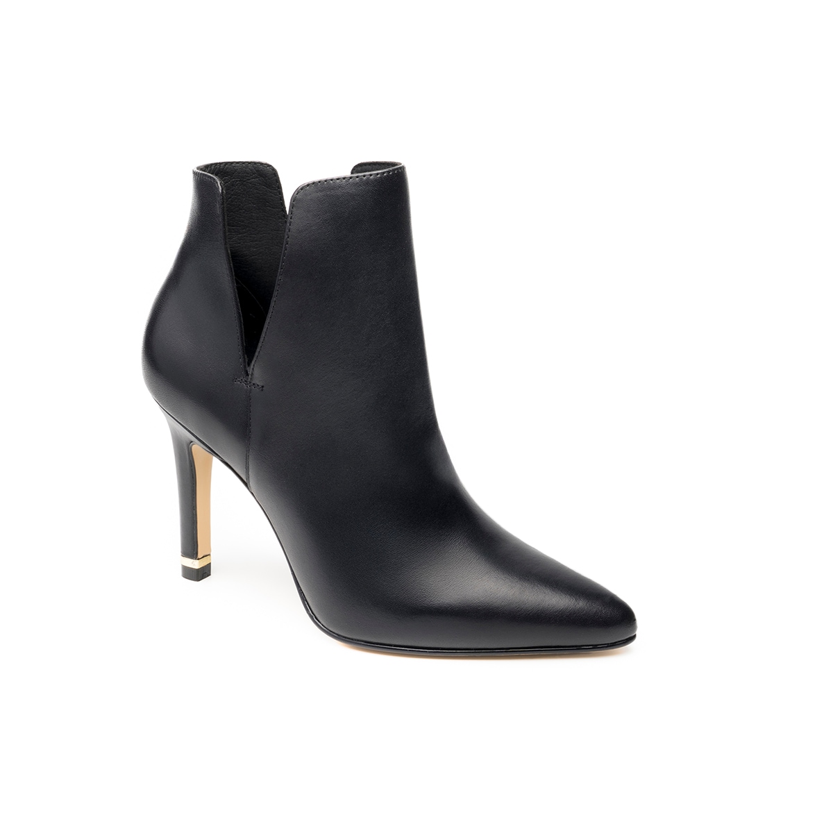 Botín Puntal De Tacón Quirelli para Mujer Estilo 302407 Negro