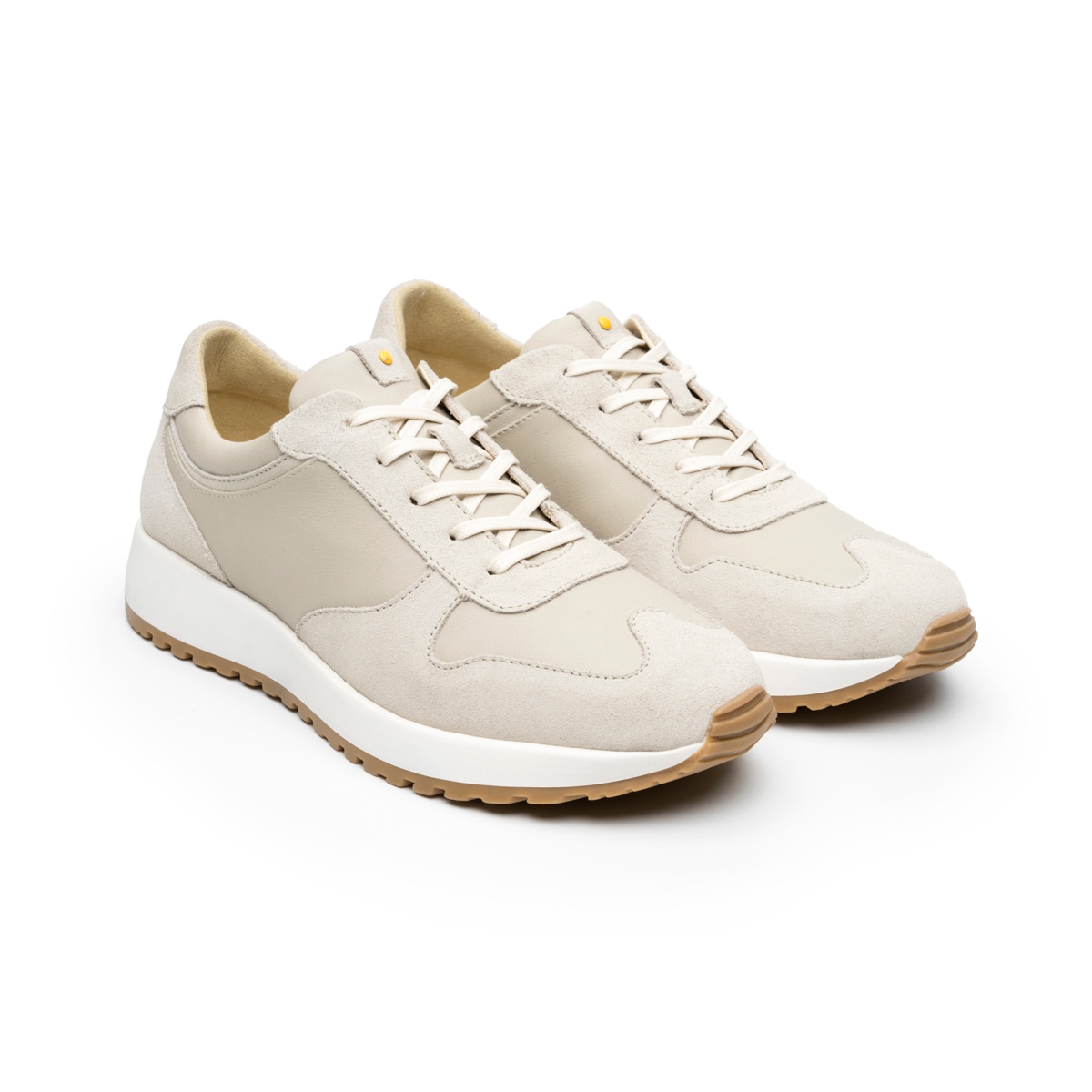 Sneaker Retro Runner Quirelli para Mujer con Biomotion Estilo 303602 Niebla