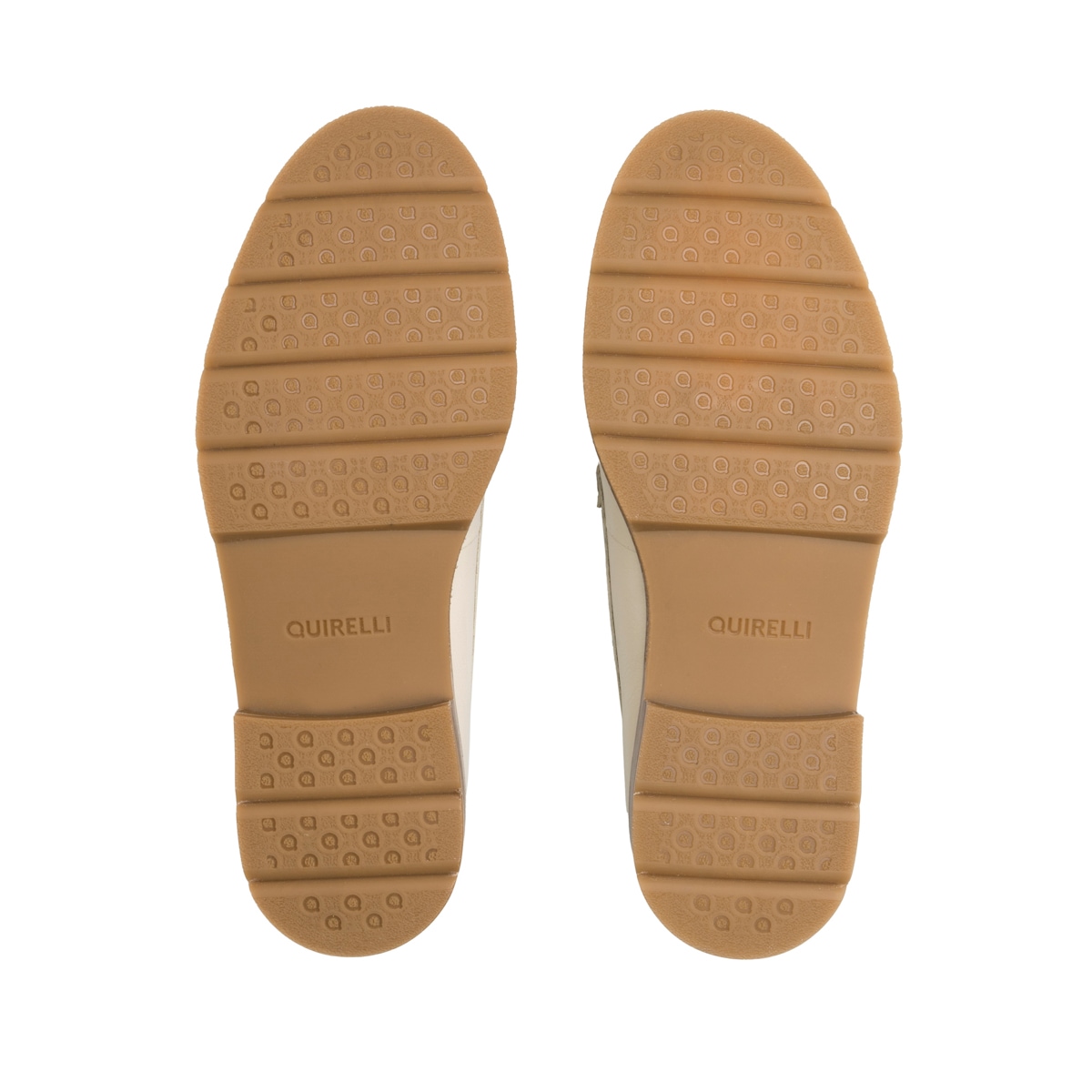 Mocasín Con Herraje Quirelli para Mujer con Plantilla Acojinada Estilo 303702 Latte